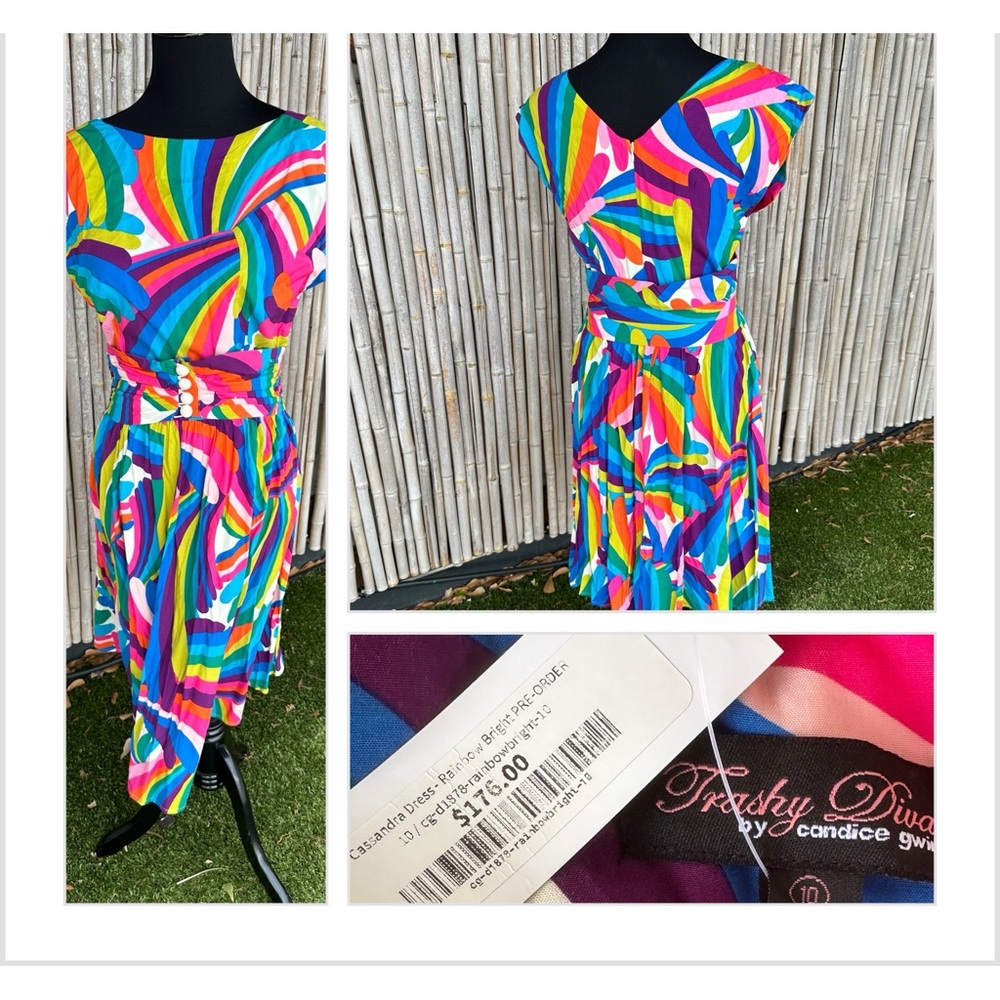 Trashy Diva Multicolor Swirl Dress